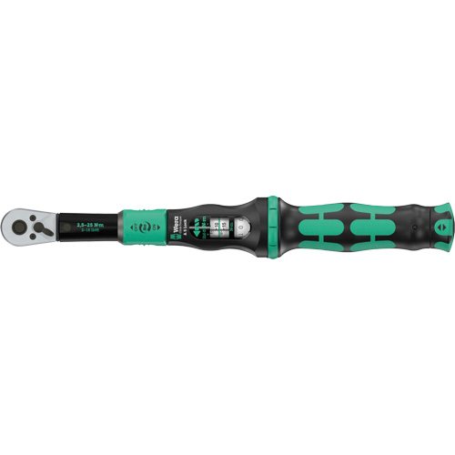 Cl&eacute; dynamom&eacute;trique Click-Torque Lock A 5 r&eacute;glable avec fonction Torque Lock, &agrave; cliquer, Entraînement 1/4" carr&eacute;, 1 - 18 lb-pi Pathway Supply LP