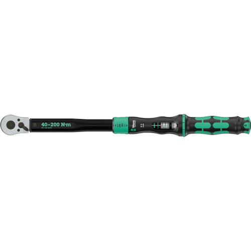 Cl&eacute; dynamom&eacute;trique Click-Torque Lock C 3 r&eacute;glable avec fonction Torque Lock, &agrave; cliquer, Entraînement 1/2" carr&eacute;, 30 - 146 lb-pi Pathway Supply LP