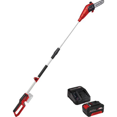 Scie &agrave; chaîne &agrave; perche sans fil avec batterie 4 Ah et ensemble de d&eacute;part de chargeur Pathway Supply LP
