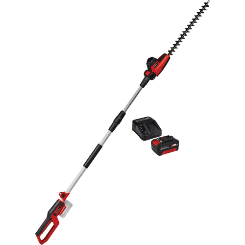Cordless Pole Hedge Trimmer with 4Ah Battery & Charger Starter Kit, 18", 18 V, Battery Powered Pathway Supply LP