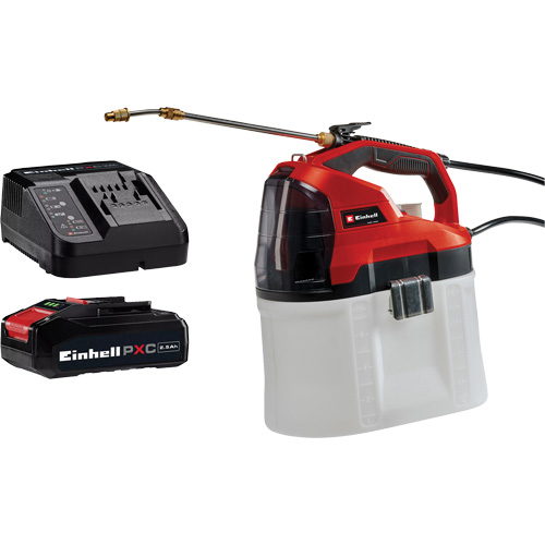 Pulv&eacute;risateur de produits chimiques sans fil 18V avec batterie 2,5 Ah et ensemble de d&eacute;part de chargeur, 253,6 oz (7,5 L) Pathway Supply LP