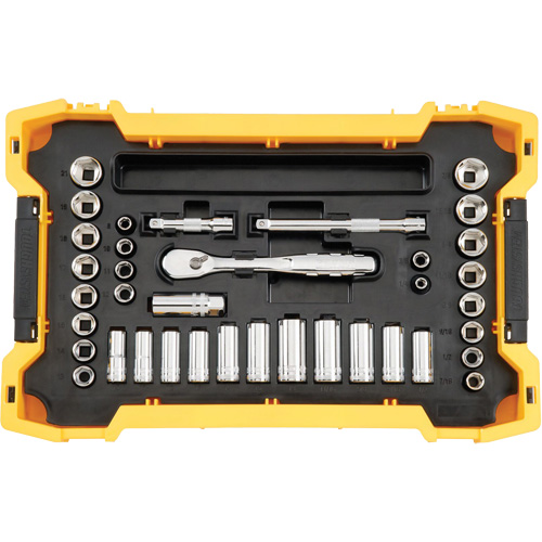 Jeu d'outils 3/8" & 1/2" pour m&eacute;canicien avec plateau & couvercle TOUGHSYSTEM 2.0 Pathway Supply LP