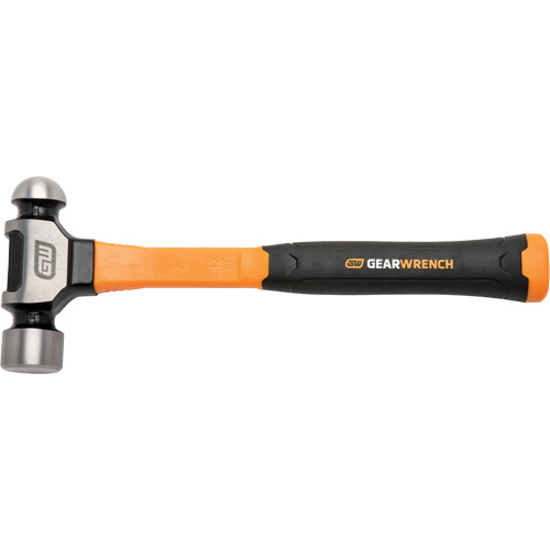 Ball Pein Hammer, 32 oz. Head Weight, Plain/Polished Face, Fibreglass Handle Pathway Supply LP