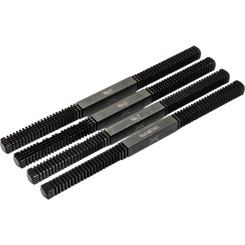 4-Piece Thread Restoring File Set, Square, 9" Pathway Supply LP