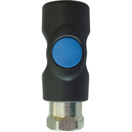 Raccord industriel rapide TOPQUIK S1, Composite en polyester/Acier inoxydable, 1/4", NPT femelle, 174 PSI Pathway Supply LP