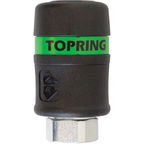 Raccord rapide TOPQUIK Ultraflo 7,8 mm, Composite en polyester, 3/8", NPT femelle, 174 PSI Pathway Supply LP