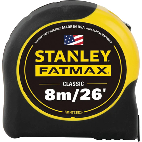 Ruban &agrave; mesurer FATMAX, 1-1/4" x 26'/8 m, Marques de goujon Imp&eacute;rial & m&eacute;trique Pathway Supply LP