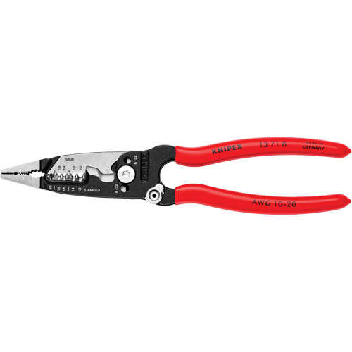 Pince &agrave; d&eacute;nuder forg&eacute;e, 8" lo, 10 - 20 AWG Pathway Supply LP
