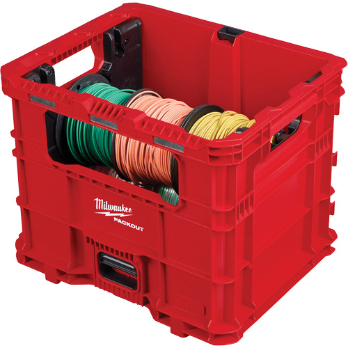 Bac distributeur de fils XL PACKOUT, 15-3/4" x 18-5/8" x 15", Noir/Rouge Pathway Supply LP