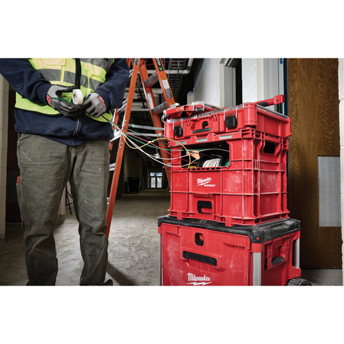 Bac distributeur de fils XL PACKOUT, 15-3/4" x 18-5/8" x 15", Noir/Rouge Pathway Supply LP