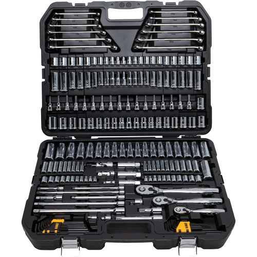 Jeu d'outils de m&eacute;canicien avec coffret moul&eacute; par soufflage Pathway Supply LP