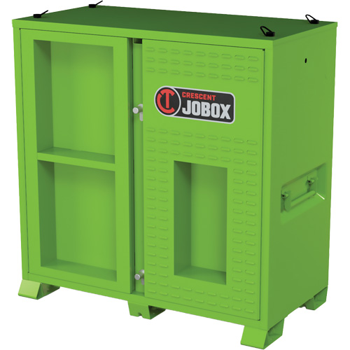 Ventilated Onsite PPE Storage Cabinet, Steel, High-Visibility Lime Green Pathway Supply LP