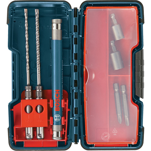 Trousse de pose d'ancrages SDS plus Bulldog, 7 morceaux, Carbure Pathway Supply LP