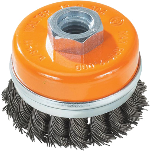 Brosse &agrave; fils nou&eacute;s torsad&eacute;s, 5" dia. x 5/8"-11 arbre Pathway Supply LP