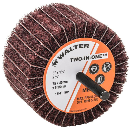 Meule &agrave; lamelles abrasives Two-In-One Pathway Supply LP