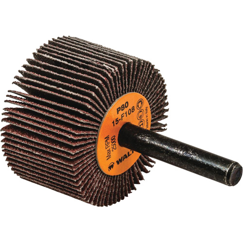 Flap Wheels-Coolcut Flap Wheels, Aluminum Oxide, 80 Grit, 1-1/2" x 1" x 1/4" Pathway Supply LP
