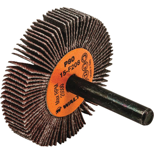 Flap Wheels-Coolcut Flap Wheels, Aluminum Oxide, 80 Grit, 2" x 3/8" x 1/4" Pathway Supply LP