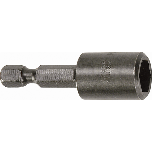 Tourne-&eacute;crou pour vis SAE de feuille m&eacute;tallique, Embout 1/4", Prise 1/4", 1-3/4" lo, Magn&eacute;tique Pathway Supply LP
