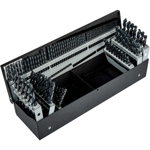 Jobber Length Combination Drill Bit Set, 115 Pieces, High Speed Steel Pathway Supply LP