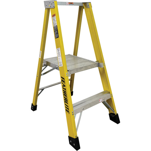 Industrial Heavy-Duty Platform Stepladders (6500 Series), 5', 300 lbs. Cap. Pathway Supply LP
