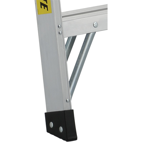 3400 Series Industrial Extra Heavy-Duty Step Ladder, 4', Aluminum, 300 lbs. Capacity, Type 1A Pathway Supply LP