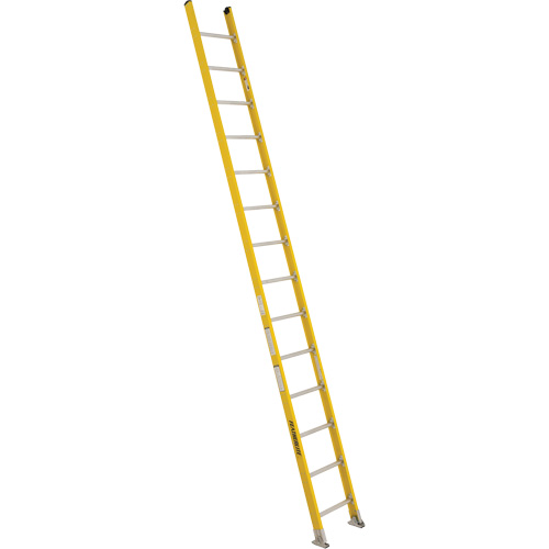 Industrial Extra Heavy-Duty Straight Ladders (5600 Series), 14', Fibreglass, 375 lbs., CSA Grade 1AA Pathway Supply LP