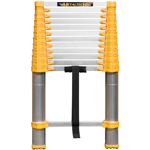 Telescopic Ladder, 3' - 12', Aluminum, 250 lbs. Capacity, Type 1 Pathway Supply LP