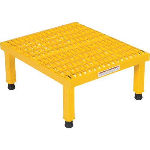 Plate-forme ajustable Step-Mate, 1 marche(s), 23-1/2" la x 19-9/16" lo x 16-1/2" h, Capacit&eacute; 500 lb Pathway Supply LP