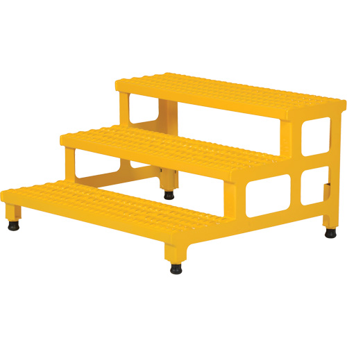 Plate-forme ajustable Step-Mate, 3 marche(s), 36-3/16" la x 33-7/8" lo x 22-1/4" h, Capacit&eacute; 500 lb Pathway Supply LP
