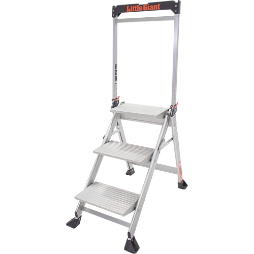 Jumbo Step Ladder, 2.2', Aluminum, 375 lbs. Capacity, Type 1AA Pathway Supply LP