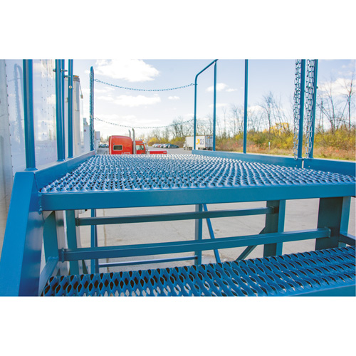 &eacute;chelle &agrave; neige, Acier, 10 Marches, 99" ha, 85-1/2" p, 48" Marche, Stri&eacute; Pathway Supply LP