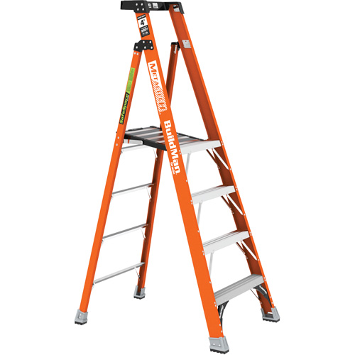 Safespace Platform Step Ladder, 4', 300 lbs. Cap. Pathway Supply LP