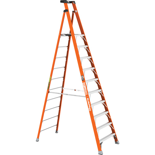 Safespace Platform Step Ladder, 10', 300 lbs. Cap. Pathway Supply LP