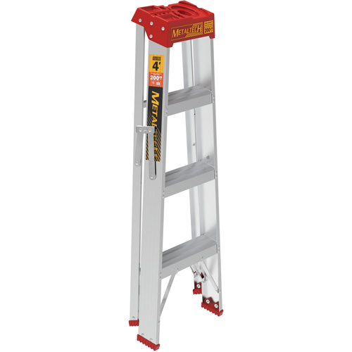 Step Ladder, 4', Aluminum, 200 lbs. Capacity, Type 3 Pathway Supply LP