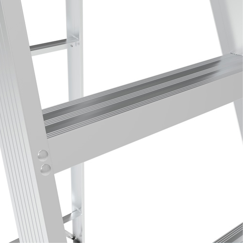 Step Ladder with Paint Tray, 6', Aluminum, 200 lbs. Capacity, Type 3 Pathway Supply LP