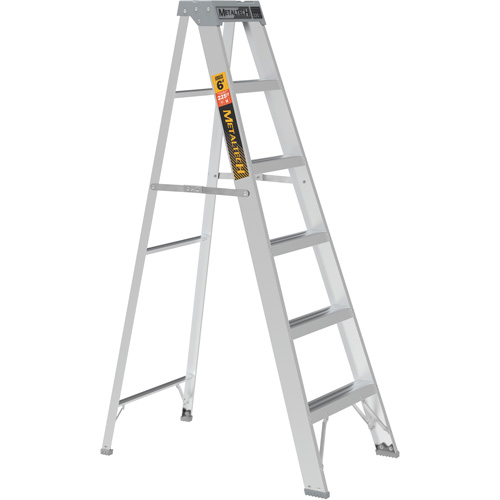 Step Ladder, 6', Aluminum, 225 lbs. Capacity, Type 2 Pathway Supply LP