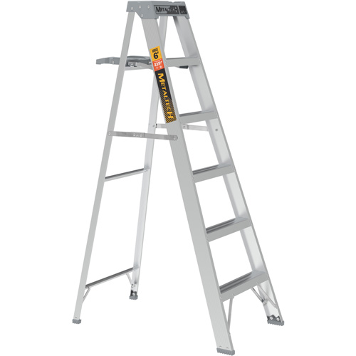 Step Ladder with Paint Tray, 6', Aluminum, 225 lbs. Capacity, Type 2 Pathway Supply LP