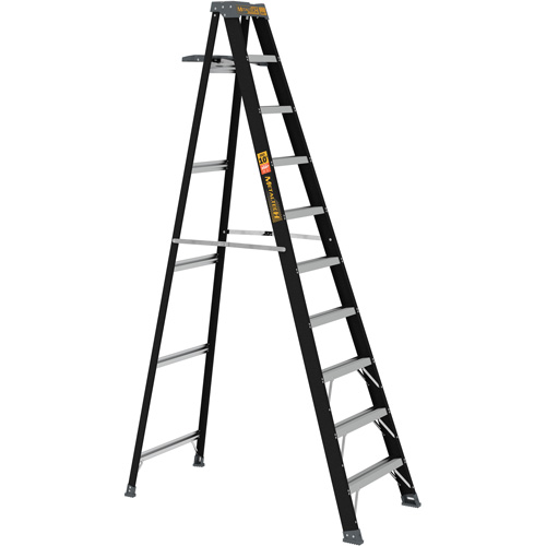 Step Ladder with Paint Tray, 10', Fibreglass, 250 lbs. Capacity, Type 1 Pathway Supply LP