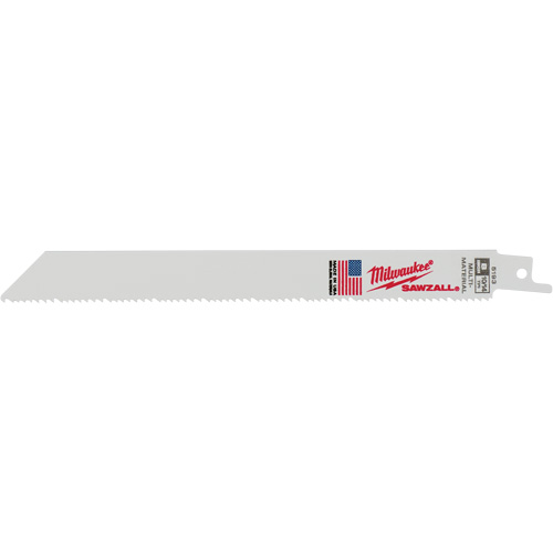 Sawzall&reg; Reciprocating Saw Blade, Bi-Metal, 10-14 TPI, 8" L x 5/8" W Pathway Supply LP