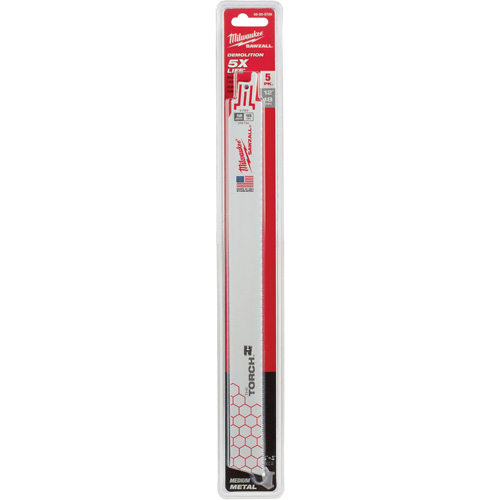 The Torch Sawzall&reg; Blades, Bi-Metal, 18 TPI, 12" L x 1" W Pathway Supply LP