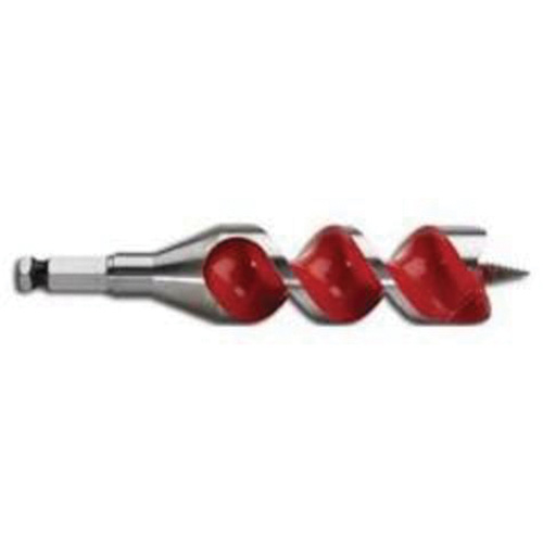 Ship Auger Drill Bit, 1-3/8" Diameter, 4" Flute, 7/16" Hex Shank Pathway Supply LP