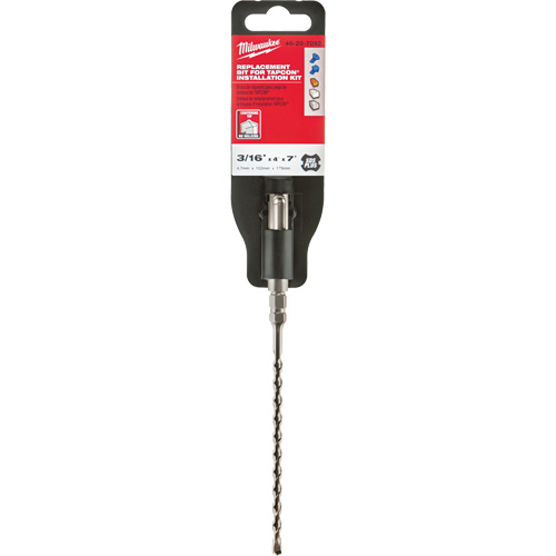 Foret de maçonnerie &agrave; deux cannelures, 3/16", Tige SDS-Plus, Carbure Pathway Supply LP