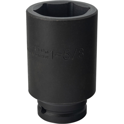 Socket, Impact, 1-5/8", 3/4" Drive, 6 Points, Deep Pathway Supply LP