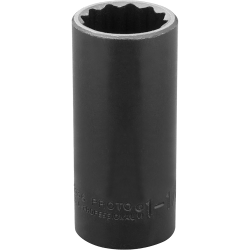 Socket, Impact, 1-1/8", 1/2" Drive, 12 Points, Deep Pathway Supply LP