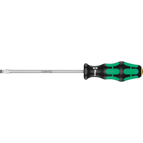 Tapered Slotted Screwdriver, 6.5 mm Tip, Round, 10-1/16" L, Plastic Handle Pathway Supply LP