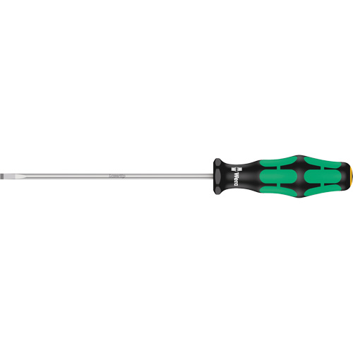 Tournevis &agrave; fente, Tige de 3,5 mm, Ronde, 8-1/8" lo, Prise en Plastique Pathway Supply LP
