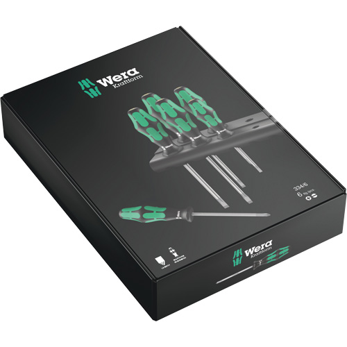 Jeu de tournevis pour &eacute;crous &agrave; fente Phillips, 6 mcx Pathway Supply LP
