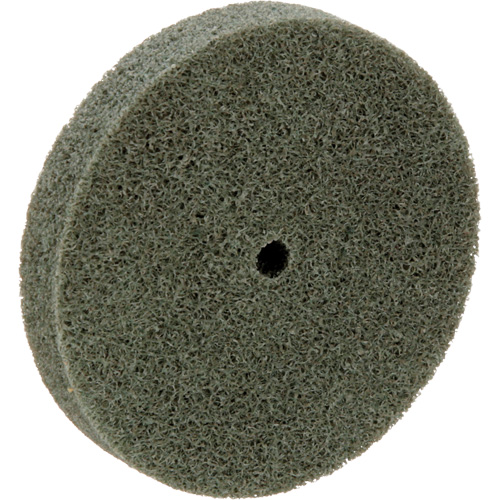 Meule homog&egrave;ne &agrave; faible densit&eacute; de s&eacute;rie 500 Standard Abrasives, 3" x 1/2", Arbre de 1/4", Grain de Moyen, Oxyde d'aluminium Pathway Supply LP