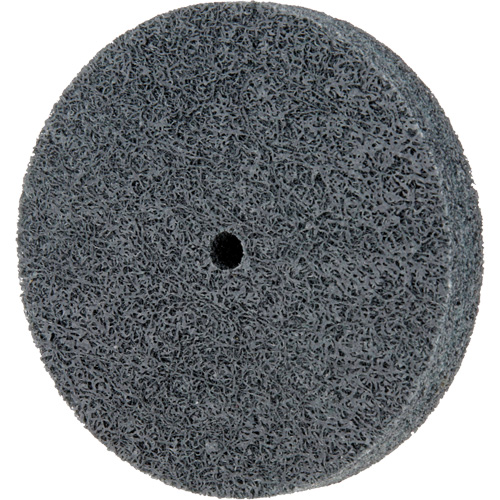 Standard Abrasives 500 Series Soft Density Unitized Wheels, 3" x 1/2", 1/4" Arbor, Fine Grit, Silicon Carbide Pathway Supply LP