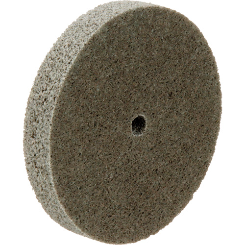 Standard Abrasives Unitized Wheel, 3" x 1/2", 1/4" Arbor, Medium Grit, Aluminum Oxide Pathway Supply LP